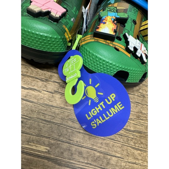 Crocs x Minecraft Pre-School Kids Classic Clog (J2) 210830-90H - Picture 4 of 7